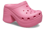 Crocs Crocs mermaid shoes Barbie solid Color Beach sandals women's Bright Pink