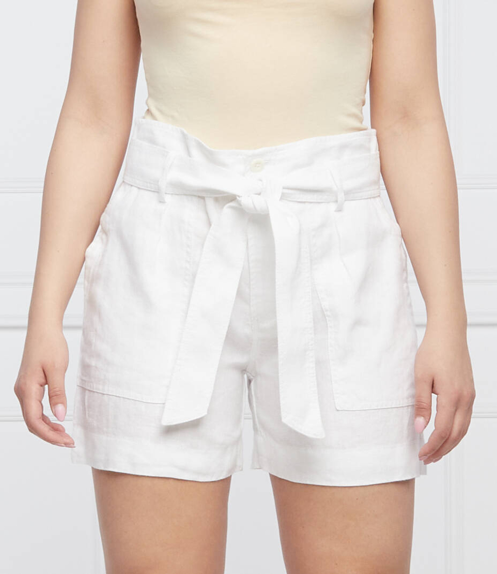 льняное шорты LAUREN RALPH LAUREN - белый(200862093)