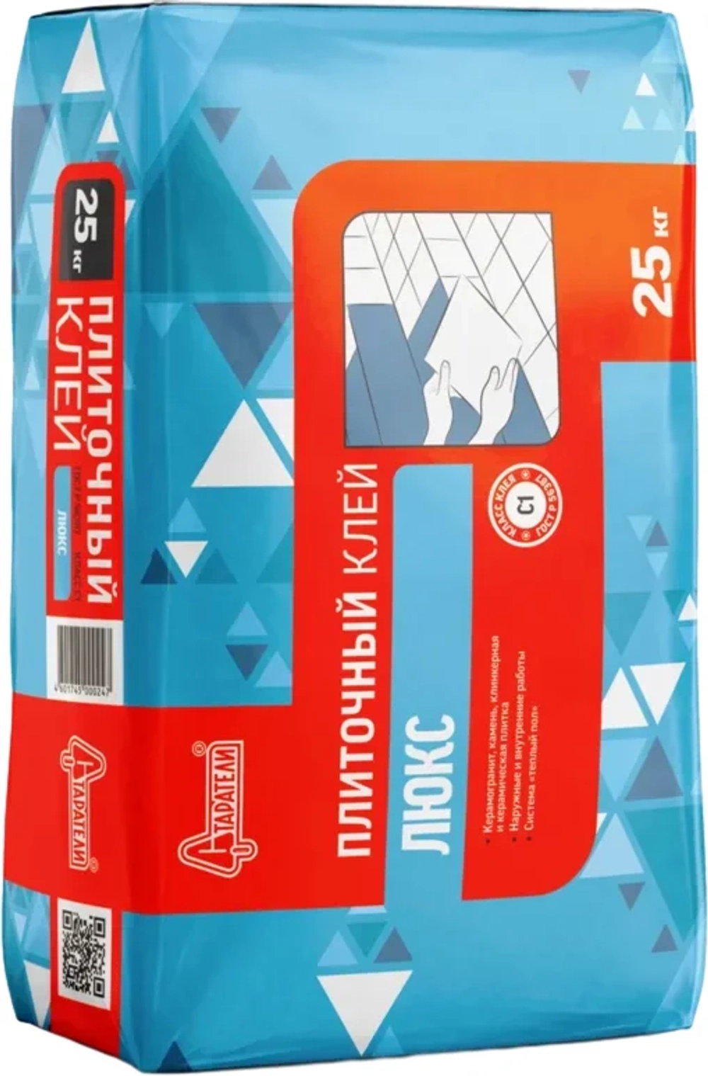 Старатели Клей плиточный Люкс 25кг, класс С1