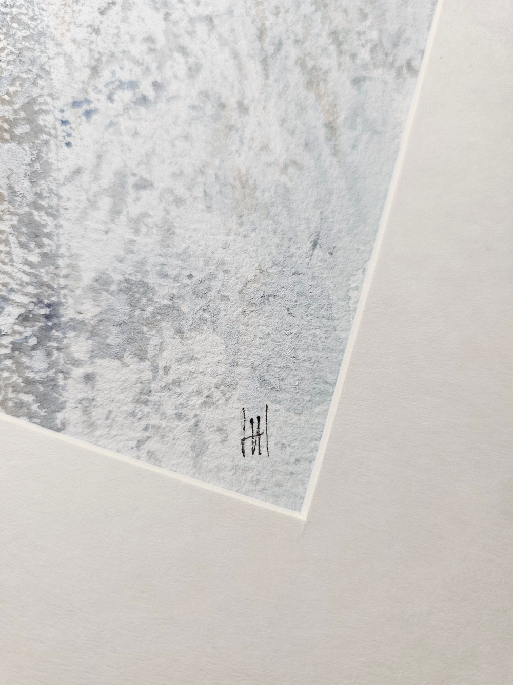 Картина авторская акварельная в паспарту 40х50 см на стену для интерьера "Рыбак"