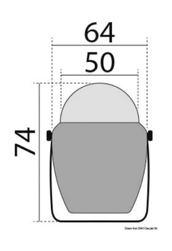 Компас FINDER размер 2" 5/8 (67 мм), черный