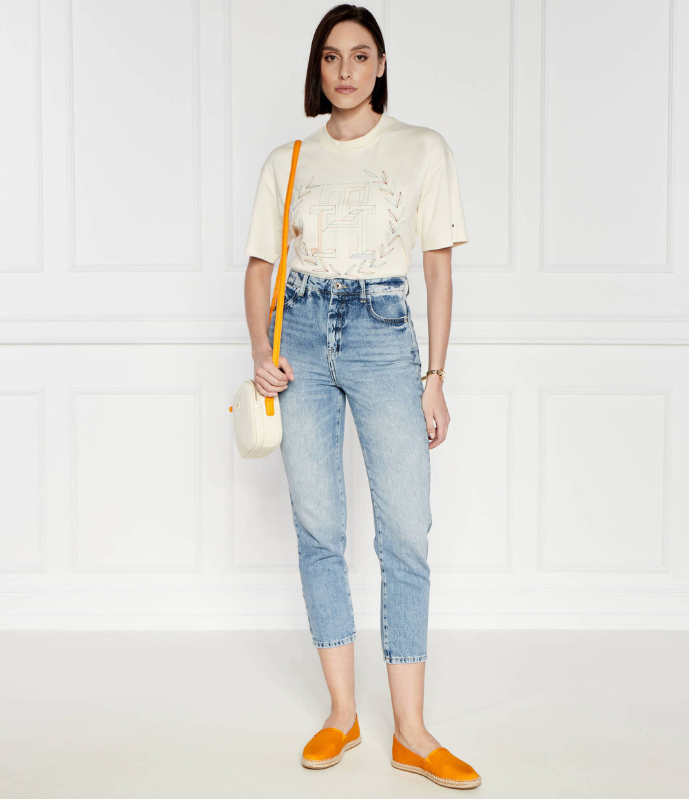 Футболка Laurel Tommy Hilfiger - бежевый(WW0WW41216)