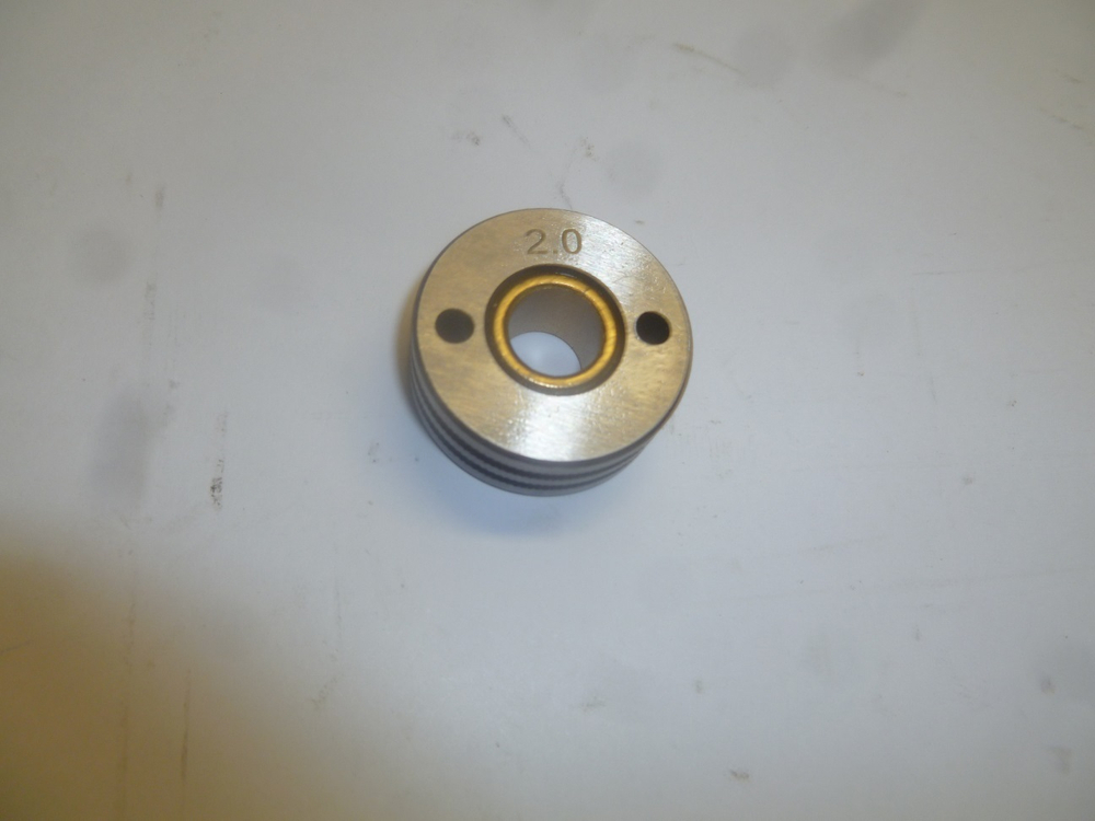 Ролик подающий под порошковую проволоку (30-10-12) 1.6/2.0 / Feed roller (1.6/2.0 flux type, 30х10х12)