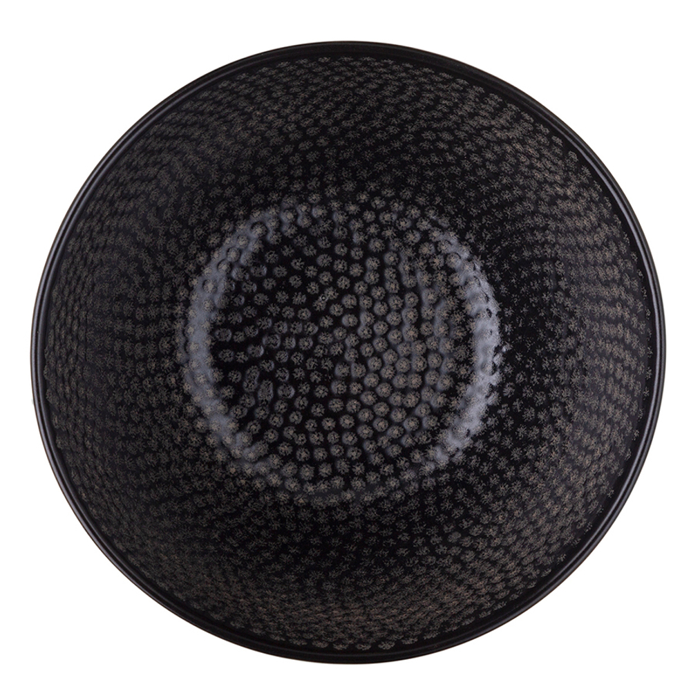 Набор чаш dots, 800 мл, черные, 2 шт.