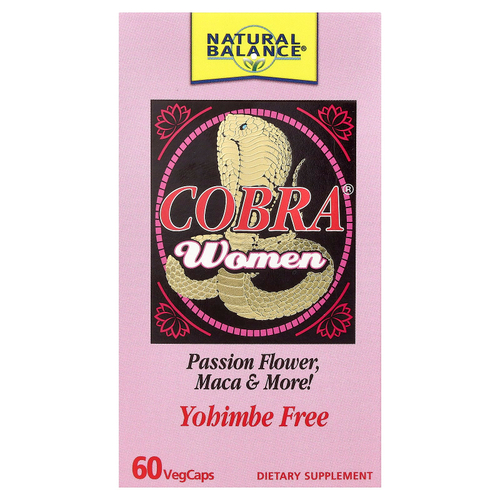 Natural Balance, Cobra® Women, 60 растительных капсул