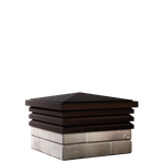 Колпак полимеркомпозитный Bona 385*385 (1,5 кирпича) коричневый