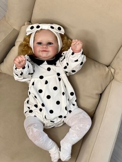 Кукла Реборн мягконабивная 60см в пакете (FA-161A1)