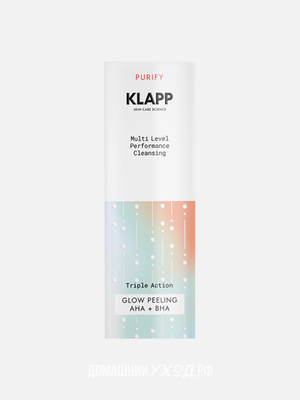 Комплексный пилинг для сияния кожи Youth Purify Multi Level Performance Cleansing, Klapp, 30 мл