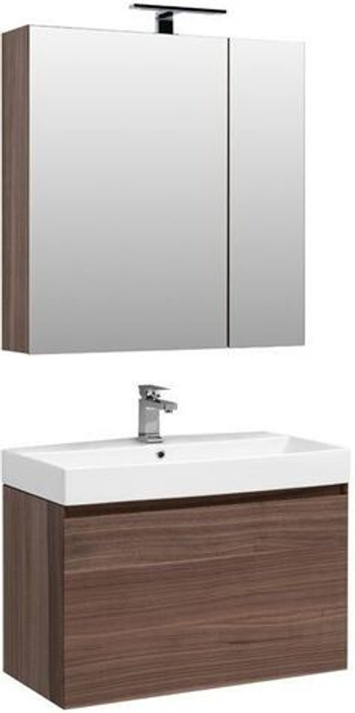 Мебель для ванной Aquanet Нью-Йорк 85 орех