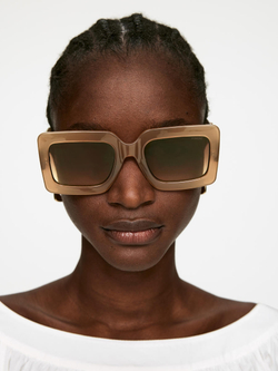 ARKET Солнцезащитные очки Lana, бежевый