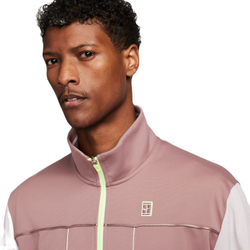 Мужская теннисная кофта Nike Court Heritage Suit Jacket - smokey mauve/platinum violet