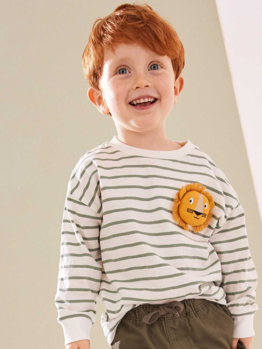 Лонгслив для мальчика Next 642-808, 3 шт., Белый, Фиолетовый, Зеленый