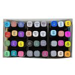 Набор маркеров для скетчинга 36цв, 2,0-6,0мм, Тouch Cool двусторонние, Egoist