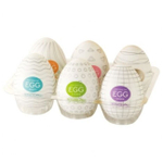 Набор мастурбаторов в форме яйца Tenga Eggs 6 Colors Package , 6 шт (Цвет: белый)