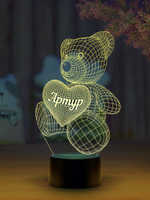 Ночник "Мишка с именем Артур"