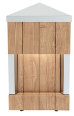 Прилавок нейтральный REFETTORIO RU10A45 угловой внешний 45 градусов