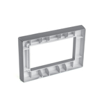 Рамка 2-местная (без перемычки), пластик, STEKKER, PFR00-7012-06, серия Катрин, графит 50045