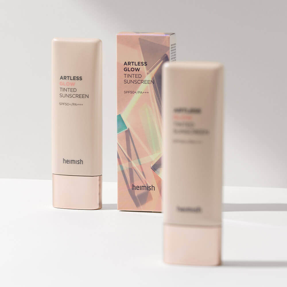 Heimish Тонирующий санскрин с сияющим финишем Artless Glow Tinted Sunscreen SPF50+ PA+++, 40 МЛ