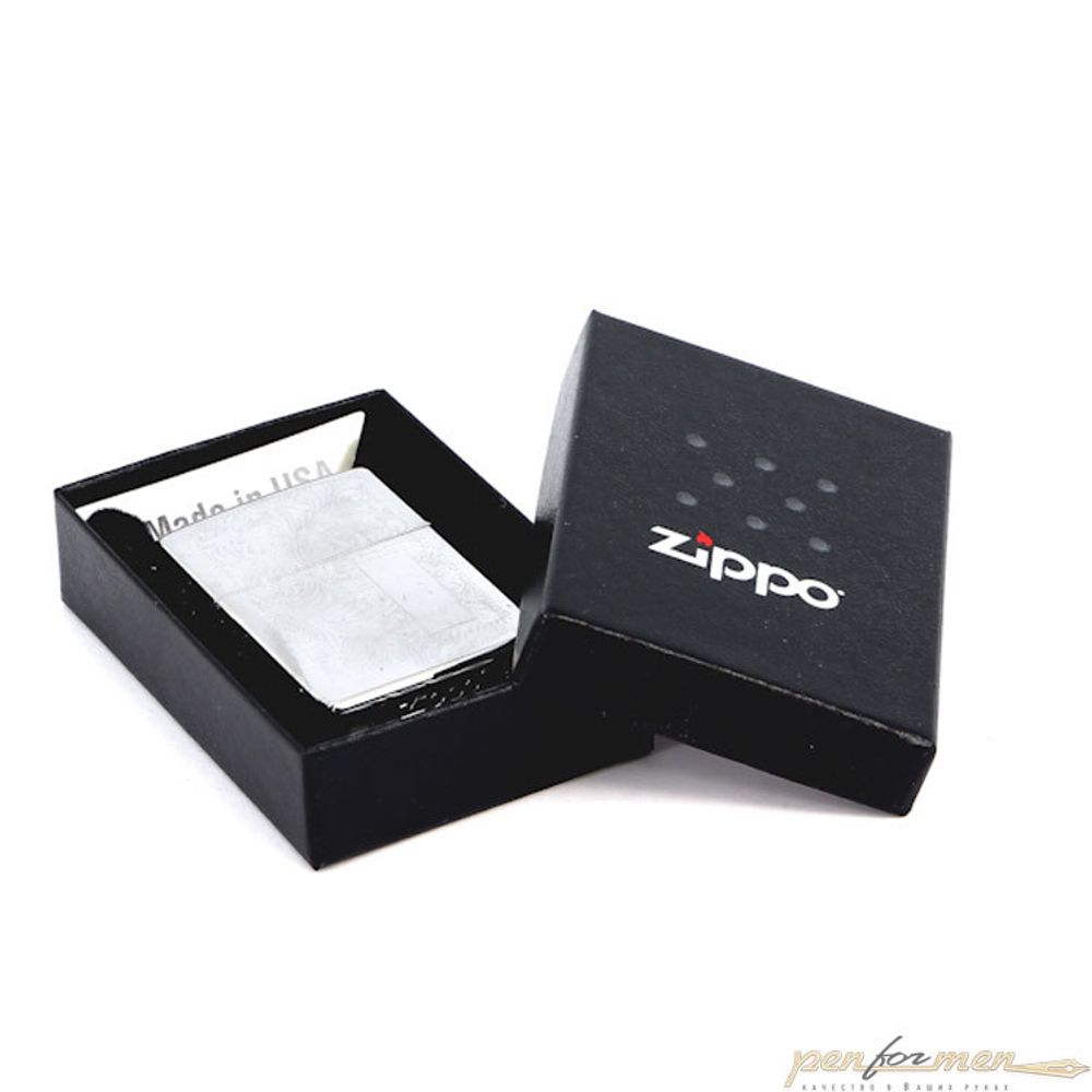 Зажигалка ZIPPO Venetian серебро 36x12x56 мм (352)