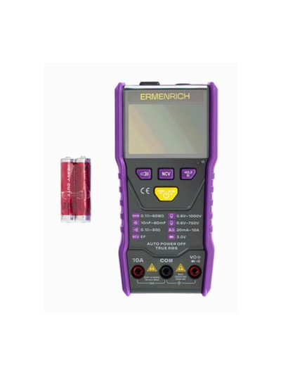 Мультиметр цифровой Zing TC20 фиолет. Ermenrich 83844