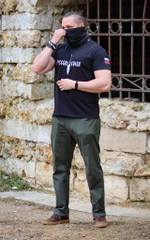 Футболка "Шип", черная 3XL