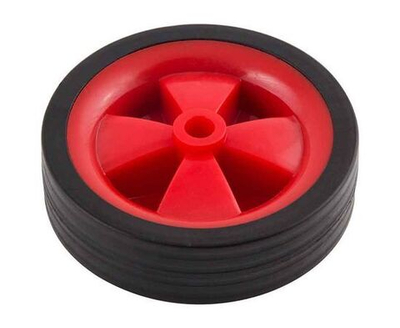 Колесо для сумки-тележки, диаметр 88мм, пластик, 93539, Рыжий Кот