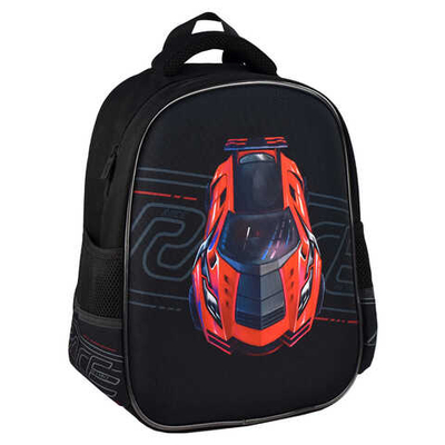 Ранец школьный, Феникс+, 27,5x37,5x14,5 см, полиэстер, ЭВА-панель, сублимационная печать, цветной светоотражающий рант, 1 отделение (-я)