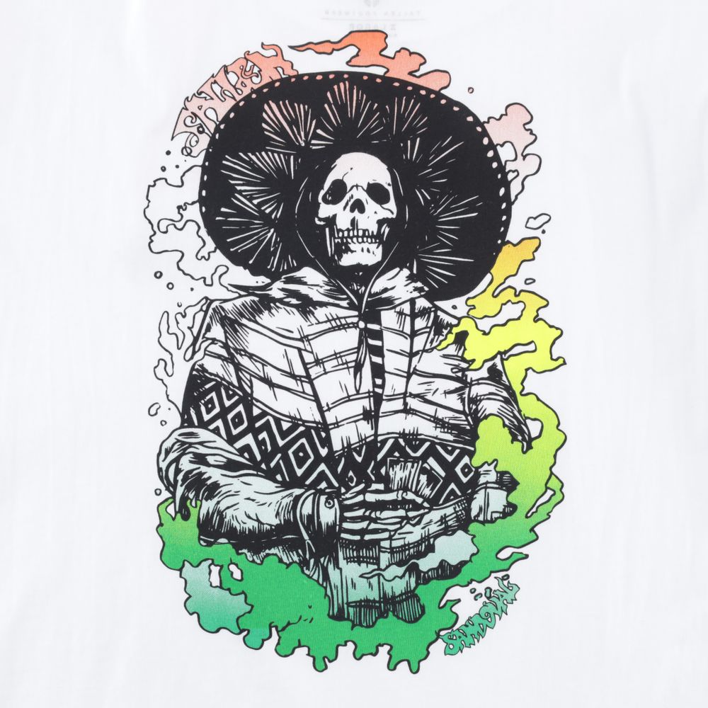 Футболка Fallen Ranchero Tee (white/rasta) - Tommy Sandoval