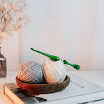 Деревянный крючок для вязания из древесины клена 5 мм. K324