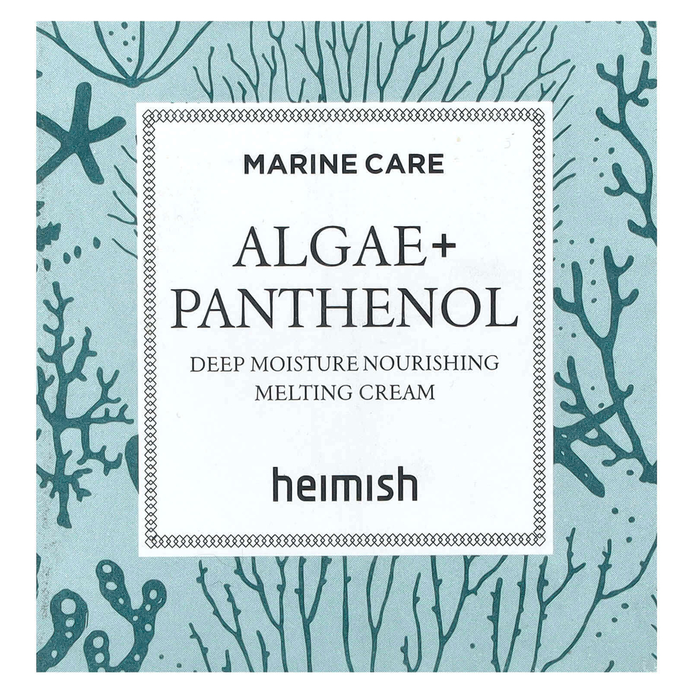 Heimish, Marine Care, водоросли и пантенол, питательный тающий крем с глубоким увлажнением, 55 мл (1,85 жидк. унции)