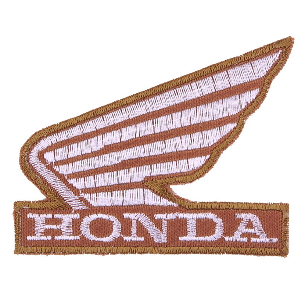 Нашивка Honda (бежевая)