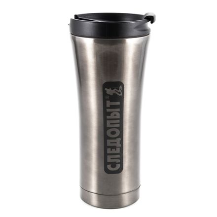 Термокружка (тамблер) &quot;СЛЕДОПЫТ&quot;, нерж. сталь, 500 мл/50/20/