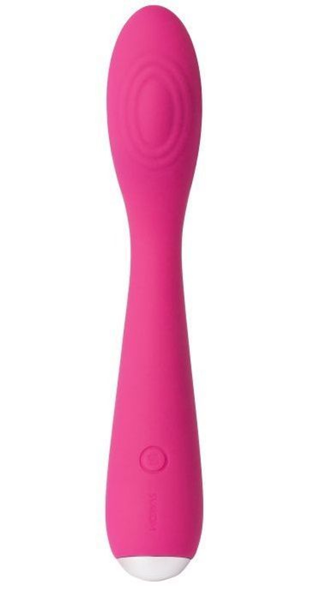 Ярко-розовый G-стимулятор IRIS Clitoral   G-spot Vibrator - 18 см.