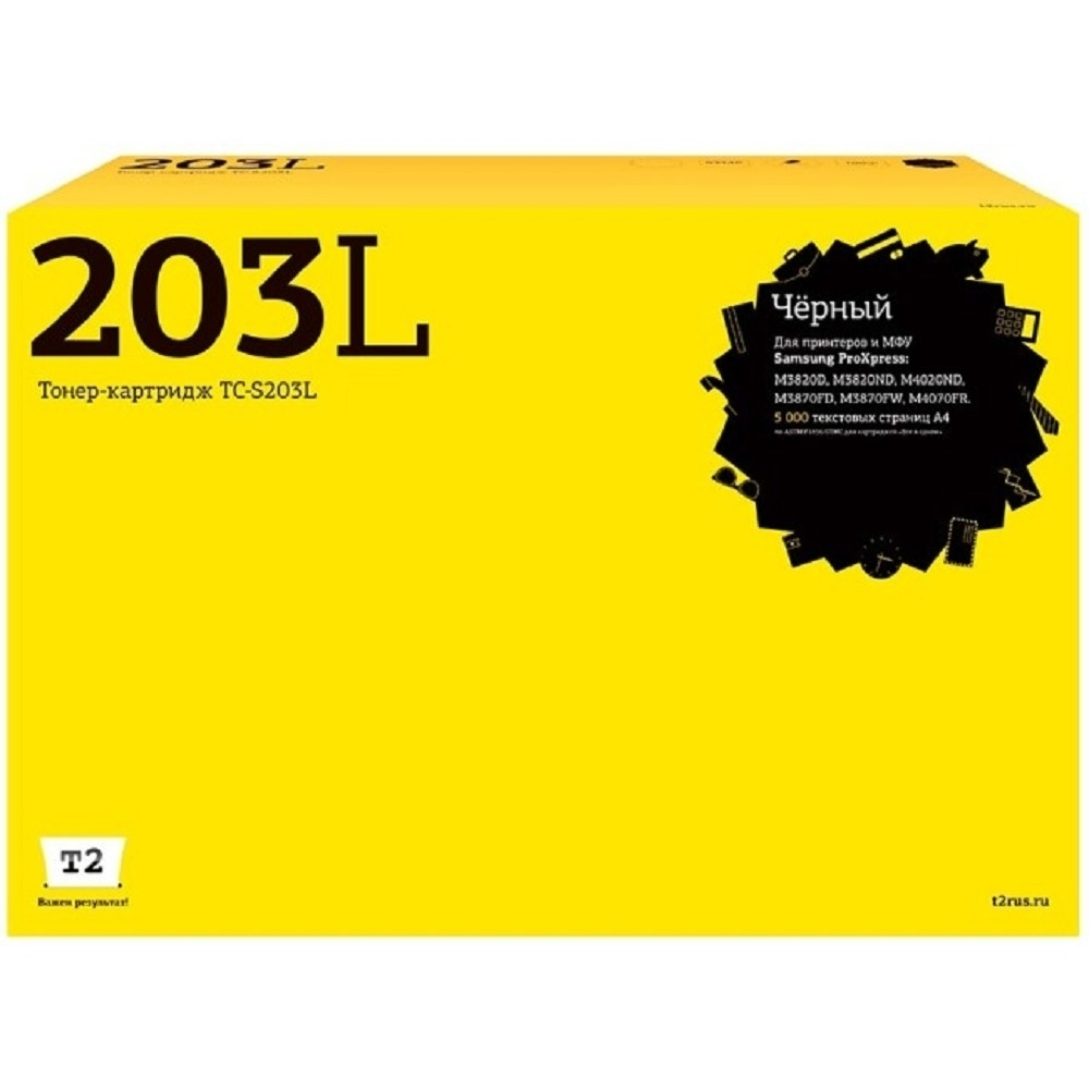 Картридж T2 MLT-D203L Картридж (TC-S203L) для Samsung ProXpress M3820D / M4020ND / M3870FD / M4070FR (5000 стр.) с чипом