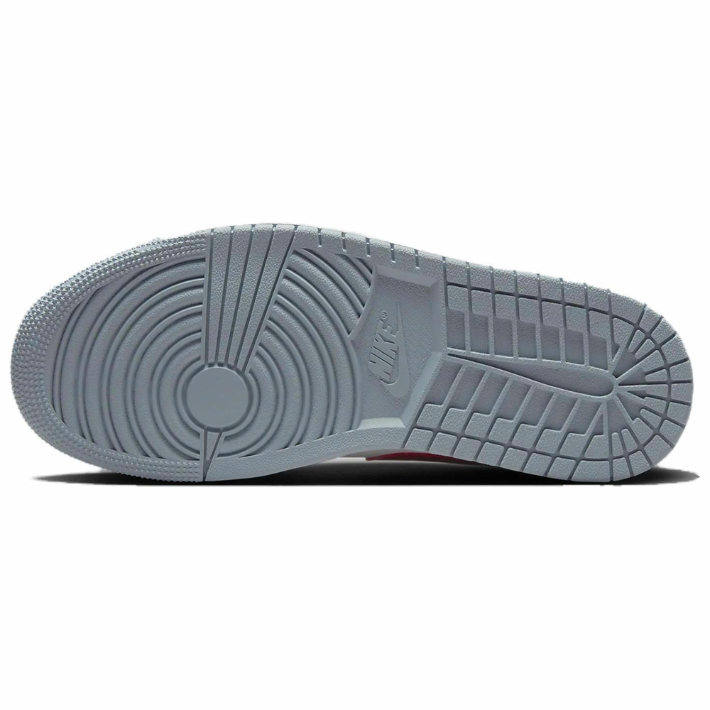 Кроссовки Jordan Air Jordan 1 Low Blue Grey Dune Red (Женская размерная сетка)