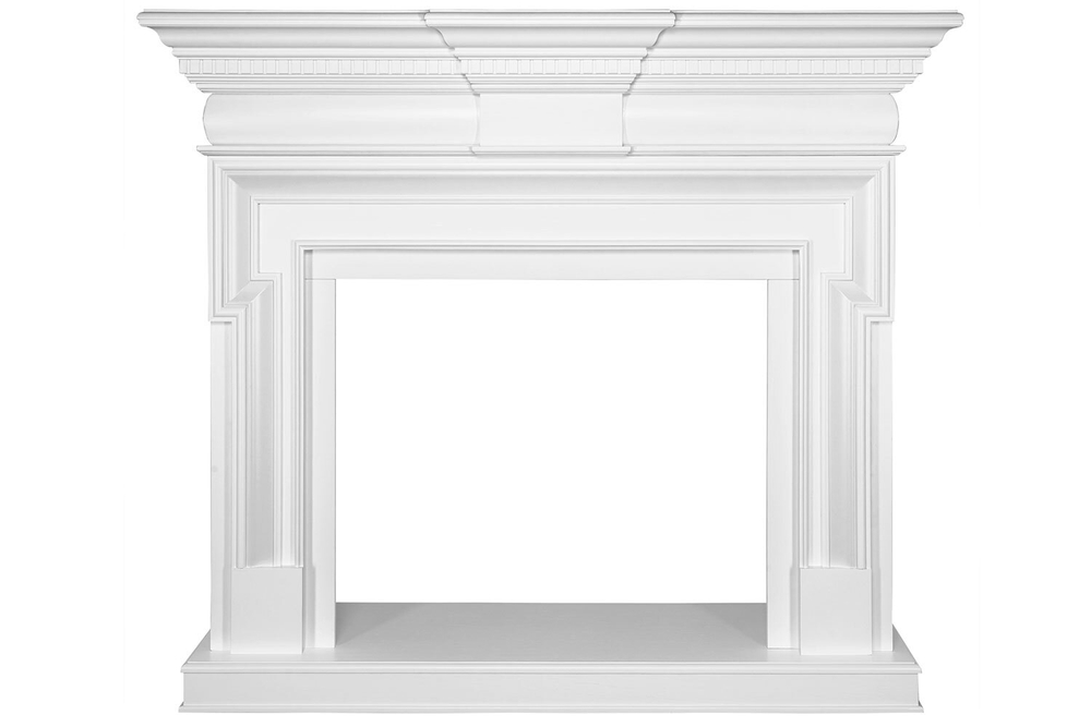 Каминокомплект Torino - Белый с очагом Vision 30 EF LED FX