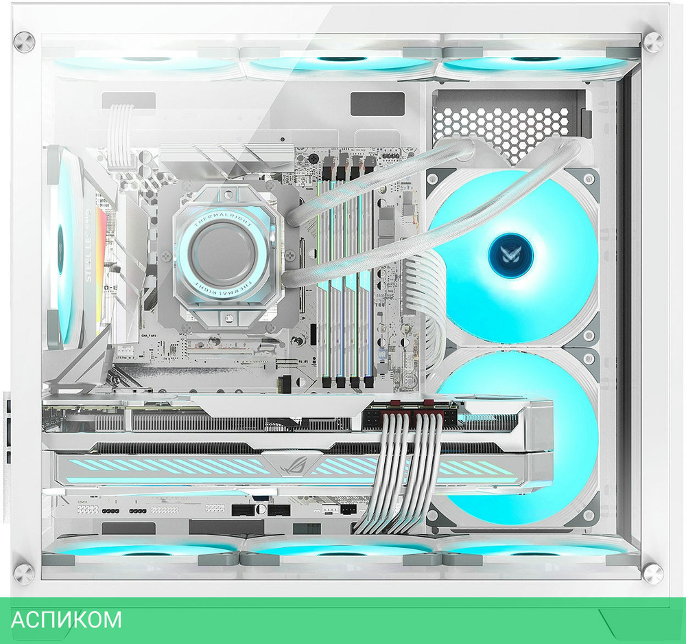 Корпус Formula Crystal Z5 TG без БП белый