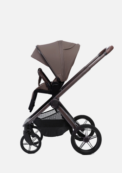Peppy Коляска детская Monaco thermo 2 в 1 Mocca (кофе), рама серо-коричневая