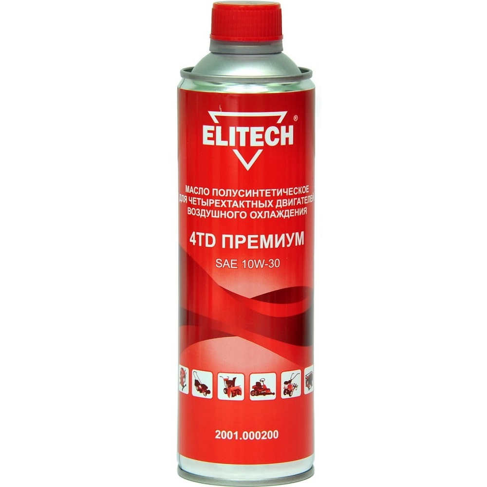 Масло ELITECH 4-х тактное полусинтетика 0,6 л