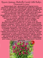 Будлея Давида Рубиновая карамелька для бабочек