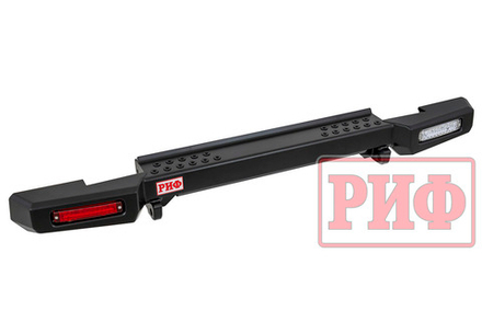 Бампер силовой задний УАЗ Хантер с фонарями, возможностью установки фаркопа, лифт 65 мм РИФ