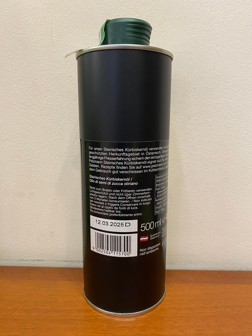 Штирийское масло Pelzmann I.G.P., 500 мл, Австрия