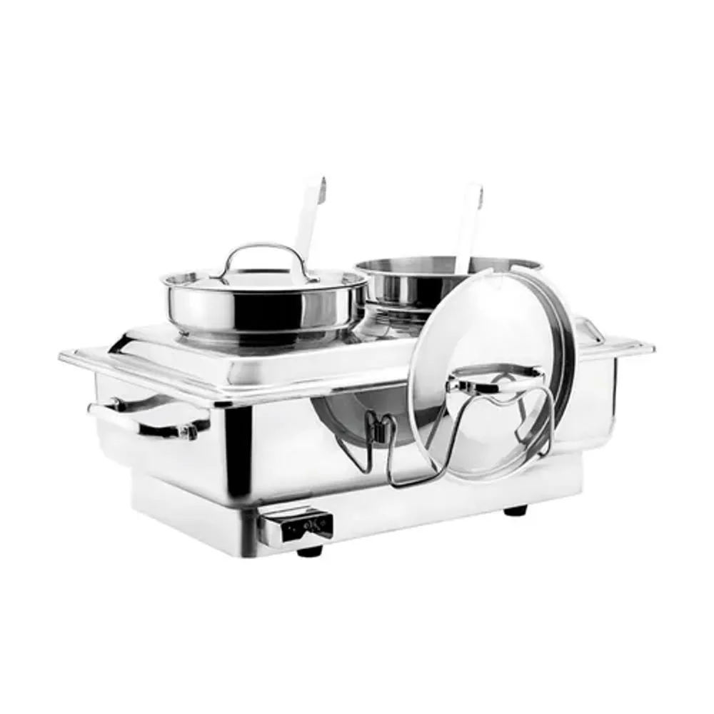 Мармит суповой 4 л 2 емкости, электрический 220V 840W, 62*36*31,5 см 83 Series SUNNEX