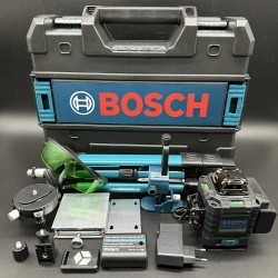 Лазерный уровень BOSCH нивелир зеленый луч с сенсорным дисплеем и штативом
