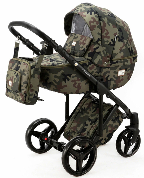 Детская коляска Adamex Luciano 2 в 1 Y122 ХАКИ