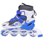 Коньки роликовые раздвижные Sport Star 136S, синий, колеса ПВХ, размер M (35-38)