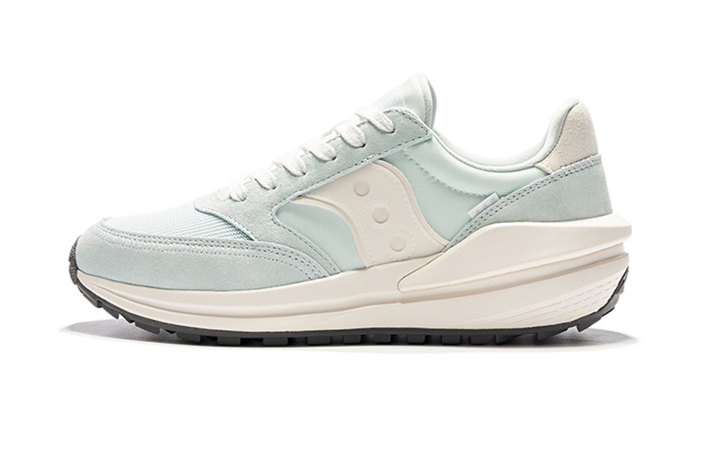 Saucony Jazz Renew comfortable all-match casual retro low-cut life casual shoes for men and women the same style light blue