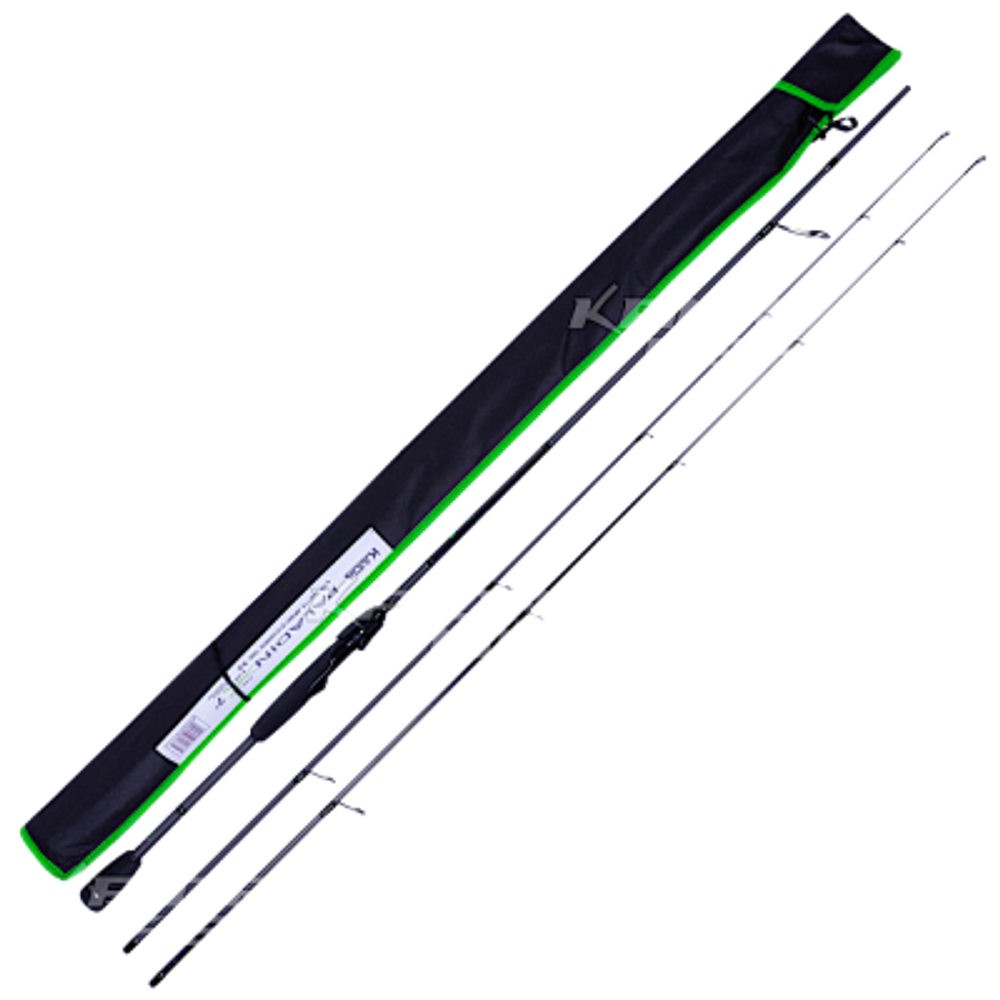Спиннинг Kaida 842-210 Paladin 2.1м 2верш. 5-20/7-32г 2секц. вес 115г Carbon Колец 7шт  Тр.длина 1.09м Ручка неопрен