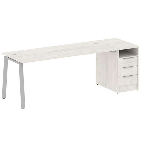 Метал Систем Рабочая станция с тумбой на А-образном м/к БА.РС-СТП-1.5