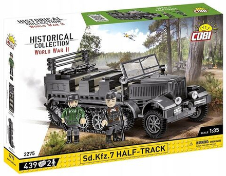 Конструктор пластиковый Cobi SD.KFZ. 7 HALF-TRACK - Немецкий артиллерийский тягач - 439эл. - Коби 2275